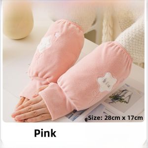 SVORIAHI | Womens Two-in-One Sleeve Covers Gloves 2025 New Style Autumn Winter Office Work Student Writing Dirt Resistant Warmth Sleeve