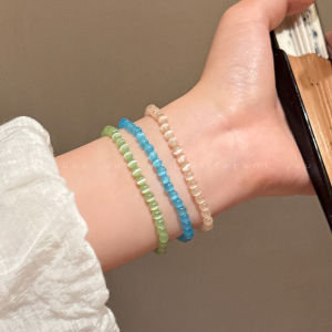 High Shine Ultra Fine Cats Eye Stone Bracelet Womens Ins Unique Design Beaded Hand Jewelry Sweet Style New 2025 Model