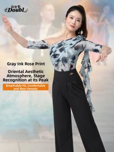 DANBAOLUO | New Mesh Asymmetrical Unitard Latin and Ballroom Dance Wear