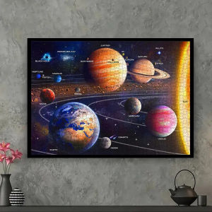 500/1000/1200/2000PCS Jigsaw Puzzle Large Scale Space Themed Planets And Stars For Adults Family Fun Astronomy Party Gift