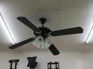 American Star 52inch Ceiling Fan 4 Blade 4 light 3 Speed