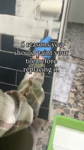100% Authentic GOOTI 1KG Tile Renovation Paint Bathroom Floor Tiles Waterborne Paint Quick Drying Waterproof Wear-Resistant Universal Color Change Magic Allpurpose Floor Tile Paint Water-Based Environmentally Friendly Multicolor Paint