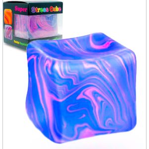 Needoh Slow Rebound Stress Relief Toy Cube Filled with Soft Glutinous Gel Ice Blind Box Stretchable Ball Sensory