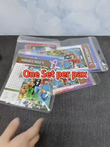 Minecraft Theme Set - Birthday Party Pack / Goodies / Gift  Set/ Door Gift/ 儿童伴手礼品(Customized names labels for 5 sets and above)