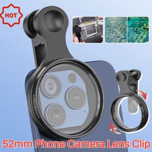 Mobile Phone Photography Cpl Polarizing Filter 5adjustable 52mm Phone Camera Lens Clip Mobile Camera Lens Filter