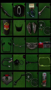 Yamaha RXZ Mili/Catalyzer Handle Balancer / Handel Batu Kiri Kanan/ End Grip Balancing Left Right Original HLY!