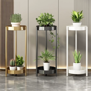 Rak Tanaman Vertikal 2 Tingkat Serbaguna - Hiasan Pot Bunga & Dekorasi Ruangan