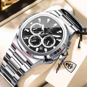 POEDAGAR | POEDAGAR Luxury New Male Clock Waterproof Luminous Fashion Men Watch Date Chronograph Stainless Steel Quartz Mens Watches Reloj