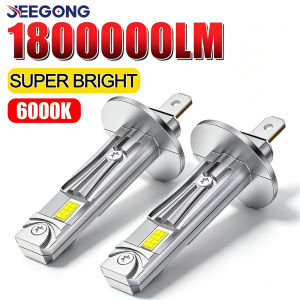 H1 LED Headlight 1800000LM CANBUS Led Light Bulbs 9084 CSP CHIPS Ultra Auto Lamps 6000K Plug And Play Fanless Spotlight 2Pcs
