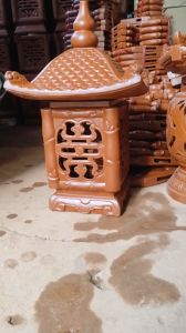 Đèn gốm trang trí decor sân vườn ngoài trời - Đèn gốm Bát tràng