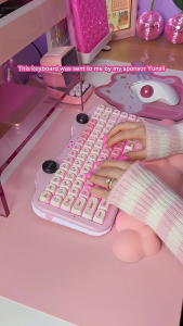 YUNZII C75 Cake Keyboard Creamy Mechanical Keyboard คีย์บอร์ดไร้สาย Wireless Bluetooth Custom MOA