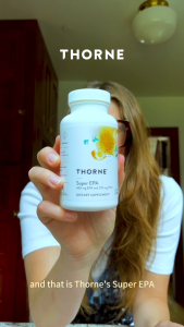 Thorne Super EPA 90 Gelcaps High Potency Omega 3 Fish Oil Rich in EPA DHA Supports Heart Brain & Joint Health