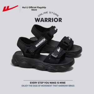 Warrior | Summer Beach Sandals Magic Tape Thick Sole All Match