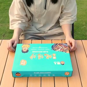 GMSHOP 3-5Pax Disposable BBQ Grill Set Indoor Outdoor Portable Household Picnic Small Tool Grill With Charcoal