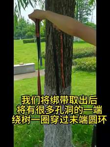 New Outdoor Hammock Special Straps 5+1 High Ring Load-Bearing Reinforced High-Strength Polyester Camping Extension Strap Camp