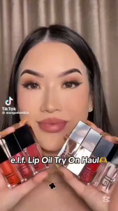 ELF Glow Reviver Lip Oil 7.6ml | Non-Sticky Hydrating Tinted Lip Oil Lip Gloss