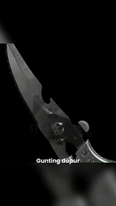 ROZEL Gunting Dapur Super Tajam Gunting Premium Stainless Gunting Pemotong Tulang dan Daging Gunting Dapur Serbaguna