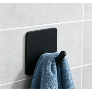 Stainless Steel Single Hook Sticky Hook Creative Non-punching Wall Metal Seamless Sticker Hook