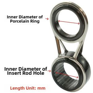 Stainless Steel Guide Ring Fish Rod Accessory