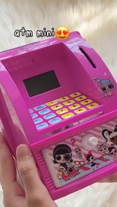 Celengan ATM Mini Anak - Mainan Edukatif Uang Perbankan Tabungan Brankas Mini by TOPSELLER1