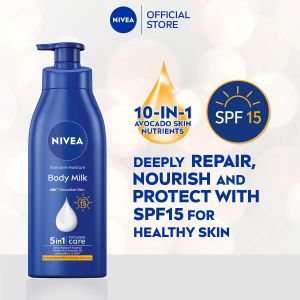 [BUY 2 FREE 1] NIVEA BODY LOTION - INTENSIVE MOIST SPF15 (3x350ml) (Losen Badan)