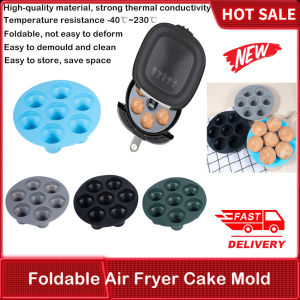 7แม้ถ้วยเค้กหม้อทอด Air Fryer อุปกรณ์เสริมถ้วยมัฟฟินกลมแม่พิมพ์ ไมโครเวฟแม่พิมพ์สำหรับอบในเตาอุปกรณ์อบอาหารเสื่อถาดอบขนมกระทะเค้ก