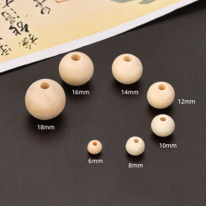 ลูกปัดไม้ธรรมชาติ อุปกรณ์ปัก 3 มิติ กระจกแต่งหน้า กล่องเงินโบราณ ลูกปัดรูใหญ่ อุปกรณ์งานฝีมือ DIY สำหรับตกแต่งบ้าน