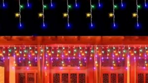 Lampu Tumblr Led Tirai Dekorasi Hias Natal 100 Led / Dekorasi Perayaan Natal