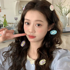 กิ๊บหนีบผม รูปเมฆ ประดับโบว์ สีแคนดี้ น่ารักหวาน Insสไตล์เกาหลี นักเรียนสำหรับผู้หญิง เครื่องประดับผมแฟชั