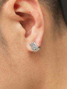 Ruibeila Vintage Simple Snowflake Ear Cuff Mens No Piercing 925 Silver Hip Hop Ear Studs Fashionable Jewelry Accessories