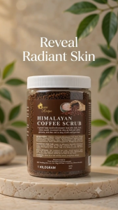 Himalayan Coffee Scrub | With Niacinamide | Deep Cleansing | Skin Brightening | Natural Ingredients