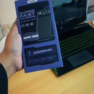 Remax RPP-125 Powerbank 10000mAh 22.5W + 20W LED Display Powerbank Fast Charging with Cable Garansi
