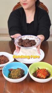Rendang Warisan Bundo - Rendang Paru Sapi Basah 250 gram