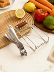 MODERN SWEETHOME | Heat-Resistant Insulated Non-Slip Kitchen Tongs