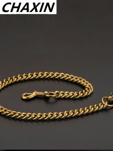 สายสะพายไหล่แบบหนาสีทองโบราณไม่ซีดจาง โซ่กระเป๋าสะพายข้างสุดหรู สายรัดกระเป๋าแบบแยกขายจากแบรนด์ Tea Xin