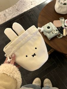 52TOYS | Túi Đựng Đồ Vải Gân Kawaii Dung Tích Lớn Có Túi Phụ Kiện Túi Xách Rút Dây Dễ Thương Tiện Dụng Để Đựng Đồ Trang Điểm Sản Phẩm Phái Sinh Anime