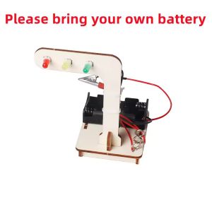 DIY Wooden Traffic Lights Model Traffic Lights Fun Invention Educational Science Physics Toy Learning STEM Puzzle Education Toy