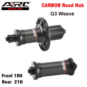 ARC Carbon Road Hub Front 18Holes 100mm Rear 21Holes 130mm Straight Pull Bicycle Hub 6 pawls 72 clicks Bike Hub G3 Wheel weave