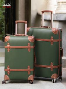 Retro Style Hardshell Suitcase Large Capacity Travel Bag Mens 20 Inch Carry-On 28 Inch Checked Bag with Wheels Urecity