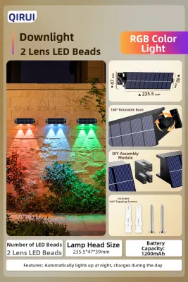 QIR | Solar Outdoor Waterproof Wall Light