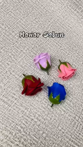 Bunga Mawar Sabun / Rose Soap Flower 4 Layer Kelopak Ecer Per 1 Pcs