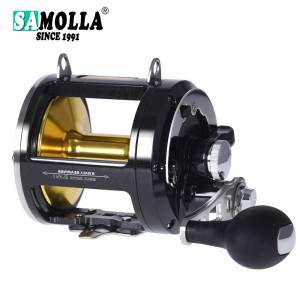 Trolling Drum Fishing Reels All Aluminum Alloy Body Sea Saltwater Accessories Drag 30KG Jigging Reel Boat Carretilha De Pesca