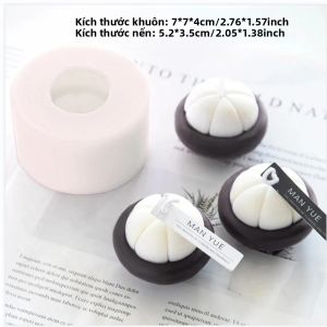 Tự Làm Cam Trái Cây Nến Khuôn 3D Dâu Chanh Thơm Trang Trí Bánh Thạch Cao Làm Trang Trí Nhà Quà Tặng