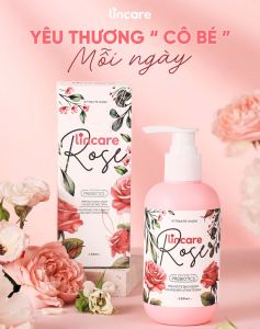 Dung dịch vệ sinh phụ nữ cốc nguyệt san Lincare Rose Hàng chính hãng