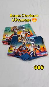 【3pcs/set】Underwear Kid Boy Boxer Cartoon Ultraman Children 889/5005/5047 男孩平角内裤 Seluar Dalam Boxer Kanak Budak Lelaki