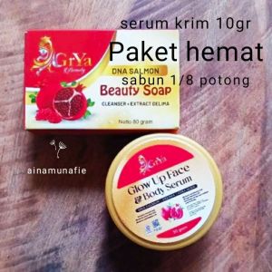 Paket Hemat Skincare Grya Beauty Serum Krim 10 gr + sabun 5 gram