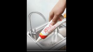Waterproof Silicone Sealant All Purpose Anti-Fungal Sealant White & Transparent