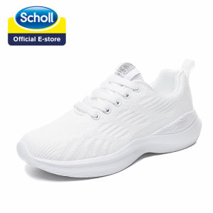 Scholl Breathable Mesh Ladies Shoes Sneakers New Style Low Cut Sneakers Women Soft Comfort Lace-up Women Sneakers Shoes for Women Outdoors Fashion Sport Shoes Women