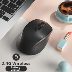 GUFAN | Wireless Bluetooth Silent Rechargeable Mouse for Women Office Business Dual Mode