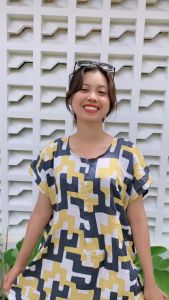 Daster Panjang Semata Kaki Risleting Depan Busui & Bumil Bahan Rayon LD 120 cm